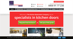 Desktop Screenshot of kitchenrestoration.co.uk